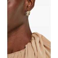 Cercei Dama - Cercei Ferragamo Triplo Gancini Earrings Gold Femei (BM 19348104) - B-mall.ro