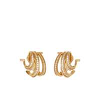 Cercei Dama - Cercei Ferragamo Triplo Gancini Earrings Gold Femei (BM 19348110) - B-mall.ro