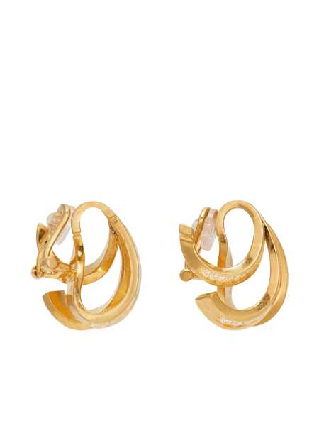 Cercei Ferragamo Triplo Gancini Earrings Gold Femei (BM 19348110) 3