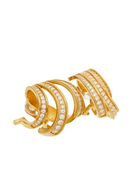 Cercei Ferragamo Triplo Gancini Earrings Gold Femei (BM 19348110) 1