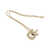 Ferragamo "Triplo Gancini" Necklace Gold