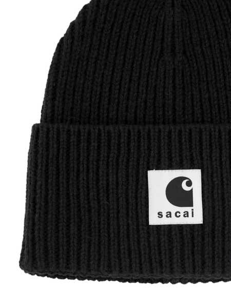 Caciuli Sacai Sacai x Carhartt WIP beanie Black Barbati (BM 19348203) 2