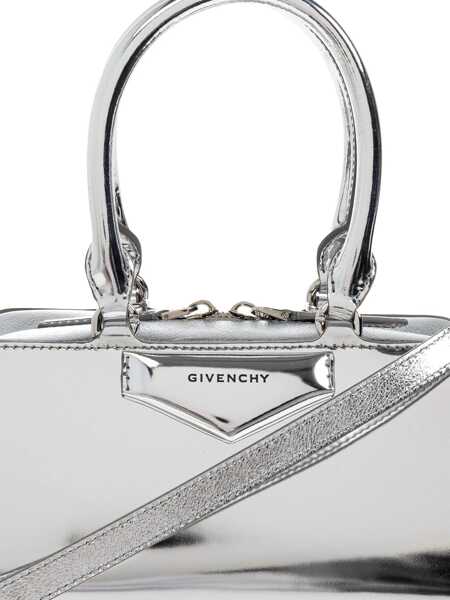 Genti de mana Givenchy Antigona East-West handbag bag Silver Femei (BM 19348416) 4