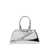 Givenchy "Antigona East-West" handbag bag Silver