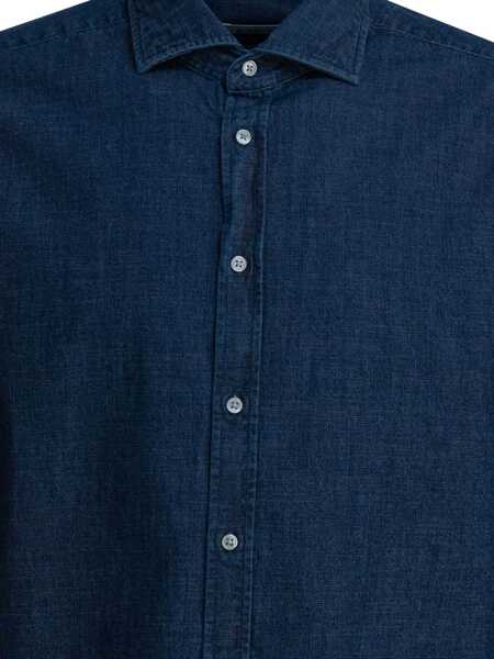 Camasi casual Bd Baggies Bradford shirt Blue Barbati (BM 19348431) 3