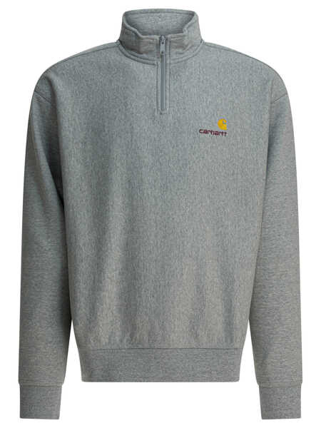 Hanorace Carhartt American Script Sweatshirt Grey Barbati (BM 19348509) 1