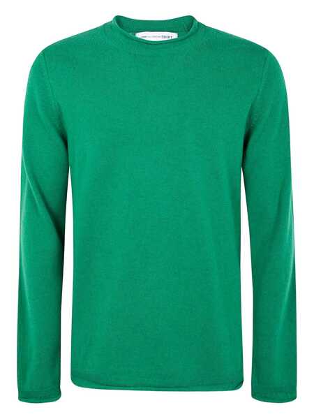 Pulovere Comme des Garons Wool crewneck sweater Green Barbati (BM 19348524) 1