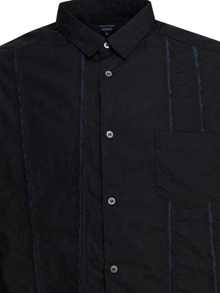 Camasi casual COMME DES GARONS HOMME Casual cotton shirt Black Barbati (BM 19348539) 3