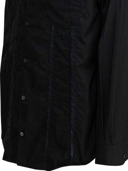 Camasi casual COMME DES GARONS HOMME Casual cotton shirt Black Barbati (BM 19348539) 4