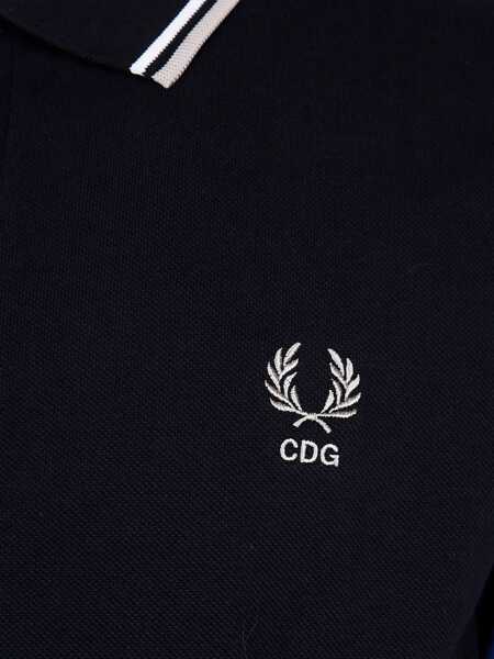Tricouri Polo Comme des Garons Comme Des Garons X Fred Perry button-down polo shirt Black Barbati (BM 19348548) 3