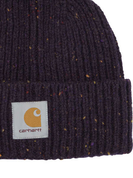 Caciuli Carhartt Anglistic beanie Purple Barbati (BM 19348566) 3