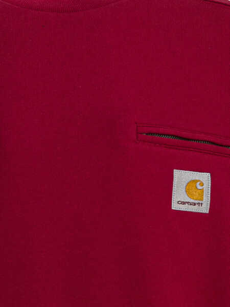 Hanorace Carhartt Detroit crewneck sweatshirt Red Barbati (BM 19348605) 3