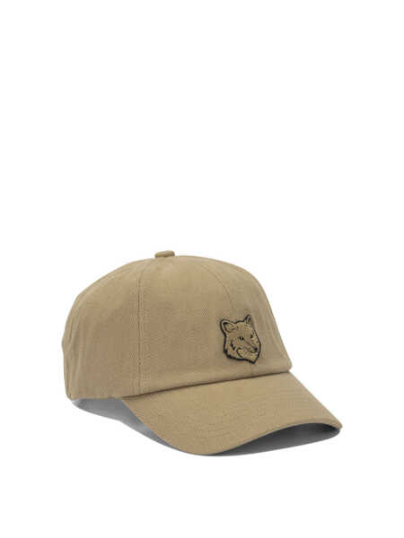 Sepci MAISON KITSUN Fox Head trucker hat Brown Barbati (BM 19348620) 2