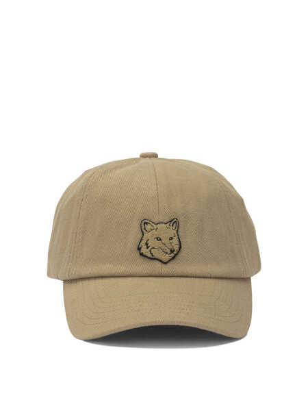 Sepci MAISON KITSUN Fox Head trucker hat Brown Barbati (BM 19348620) 1
