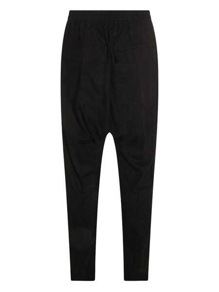 Pantaloni casual Rick Owens Cotton and wool sport pants Black Barbati (BM 19348659) 2