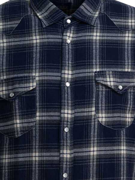 Camasi casual Bd Baggies Texas shirt Blue Barbati (BM 19348665) 3