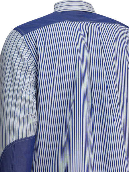 Camasi casual JUNYA WATANABE Cotton striped shirt Light blue Barbati (BM 19348683) 4