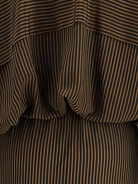 Rochii PETAR PETROV The Serenade Dress BROWN/BLACK STRIPE Femei (BM 19348760) 3