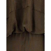 Rochii PETAR PETROV Dama - Rochii PETAR PETROV The Serenade Dress BROWN/BLACK STRIPE Femei (BM 19348760) - B-mall.ro