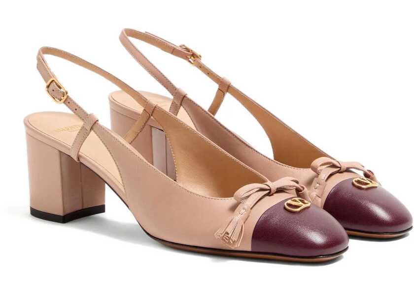 Pantofi cu toc Valentino Garavani Valet Du Roi Pumps ROSE CANNELLE-DARK GARNET Femei (BM 19348787) 2