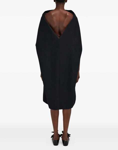 Rochii Ferragamo Belted Midi Dress BLACK Femei (BM 19348823) 3