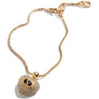 Bratari Dama - Bratari Valentino Garavani Coeur Royal Bracelet with Swarovski crystals ORO/NERO/CRYSTAL Femei (BM 19348844) - B-mall.ro