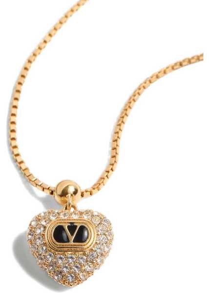 Bratari Valentino Garavani Coeur Royal Bracelet with Swarovski crystals ORO/NERO/CRYSTAL Femei (BM 19348844) 4