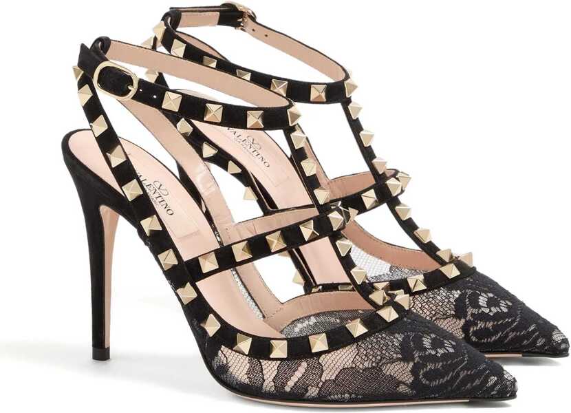 Sandale Valentino Garavani Rockstud Pumps NERO Femei (BM 19348856) 2