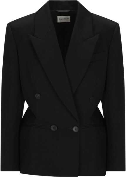 Jachete Givenchy Cut-Out Jacket BLACK Femei (BM 19348868) 1