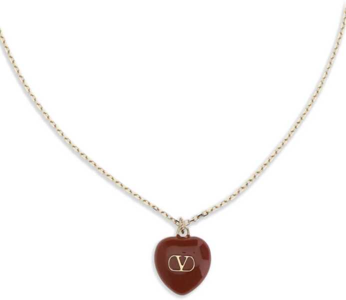 Coliere Valentino Garavani Coeur Royal Necklace ORO/ROSSO Femei (BM 19348871) 2