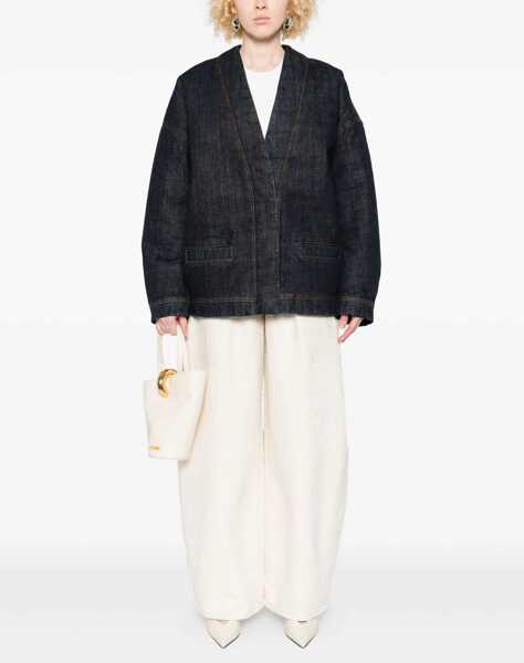 Cardigane JACQUEMUS Denim Cardigan De-Nimes DENIM Femei (BM 19349024) 2