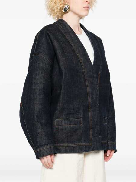 Cardigane JACQUEMUS Denim Cardigan De-Nimes DENIM Femei (BM 19349024) 3