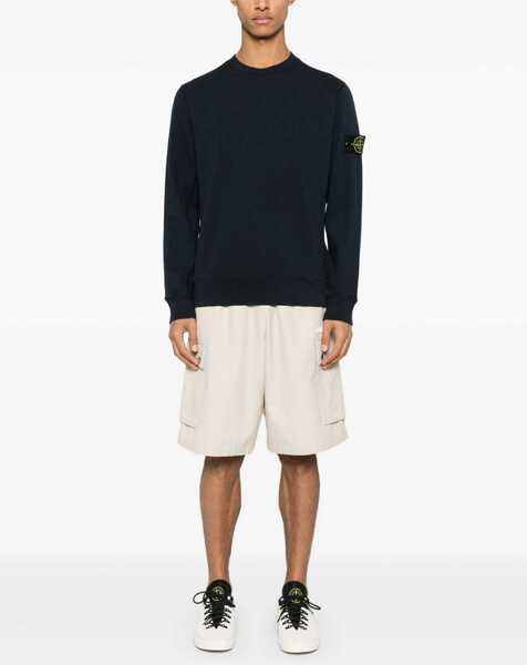 Bluze de trening Stone Island Cotton Sweatshirt BLUE Barbati (BM 19349063) 2