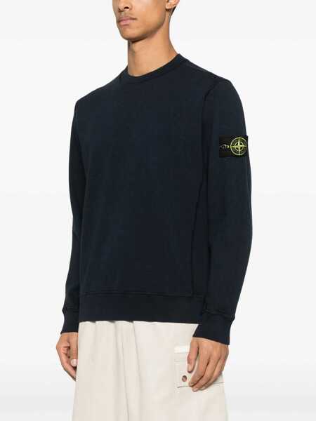 Bluze de trening Stone Island Cotton Sweatshirt BLUE Barbati (BM 19349063) 3