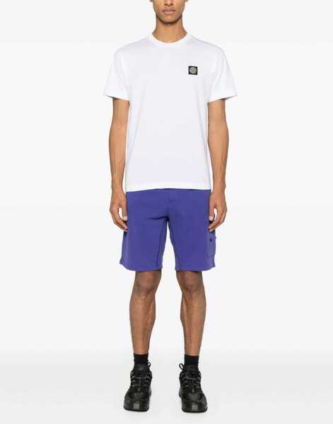 Tricouri Stone Island T-Shirt With Logo WHITE Barbati (BM 19349117) 2