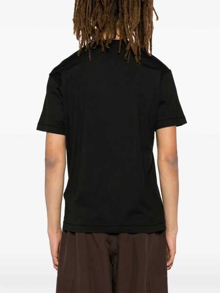 Tricouri Stone Island T-Shirt With Logo BLACK Barbati (BM 19349120) 4