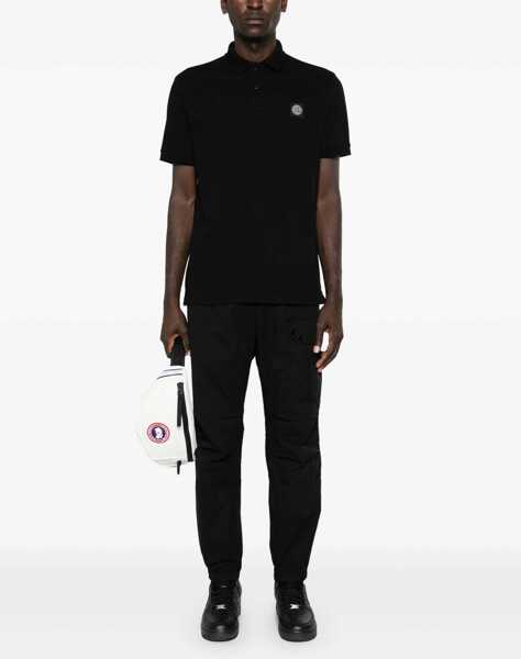 Tricouri Polo Stone Island Polo With Logo Patch BLACK Barbati (BM 19349138) 2