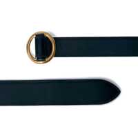Curele Dama - Curele Saint Laurent Leather Belt BLACK Femei (BM 19349141) - B-mall.ro