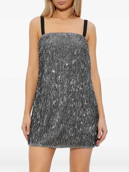 Rochii casual Dolce & Gabbana Sequined Mini Dress SILVER Femei (BM 19349144) 3