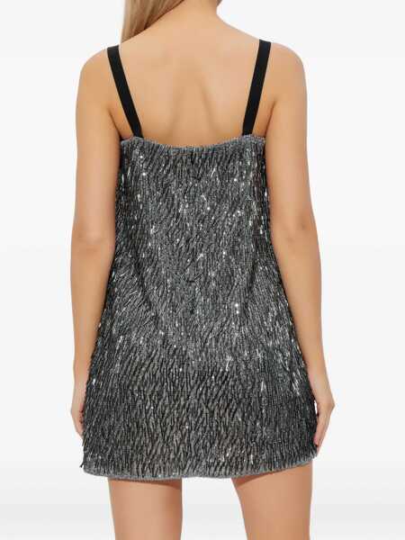 Rochii casual Dolce & Gabbana Sequined Mini Dress SILVER Femei (BM 19349144) 4