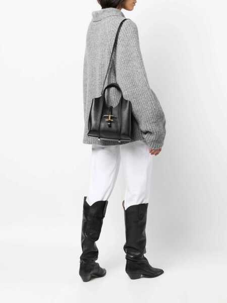 Genti de mana TODS Shopping Bag T Timeless Mini BLACK Femei (BM 19349183) 2