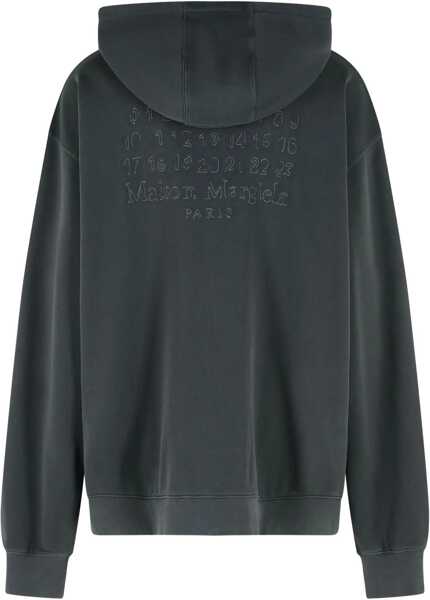 Bluze de trening Maison Margiela Hoodie With Numeric Logo GREY Barbati (BM 19349399) 2