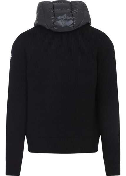 Cardigane Moncler Shiny Padded Cardigan BLACK Barbati (BM 19349402) 2