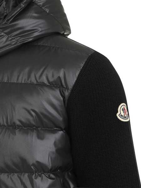 Cardigane Moncler Shiny Padded Cardigan BLACK Barbati (BM 19349402) 3