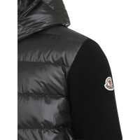 Cardigane pentru Barbati - Cardigane Moncler Shiny Padded Cardigan BLACK Barbati (BM 19349402) - B-mall.ro