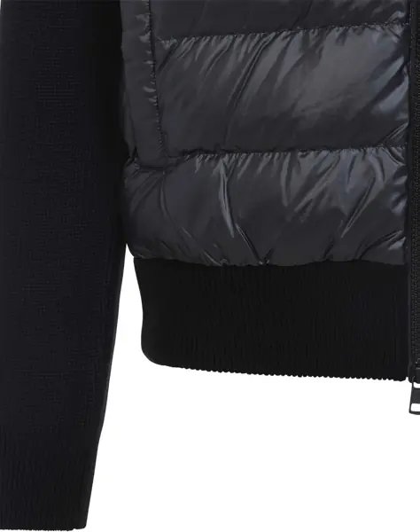 Cardigane Moncler Shiny Padded Cardigan BLACK Barbati (BM 19349402) 4