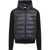 Moncler Shiny Padded Cardigan BLACK