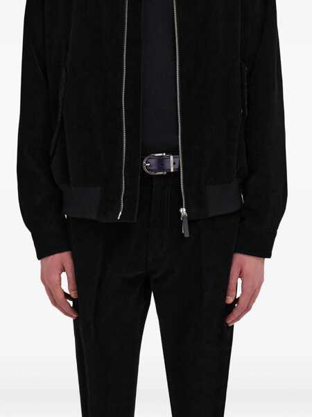 Curele Ferragamo Reversible leather Belt MIDNIGHT Barbati (BM 19349600) 4