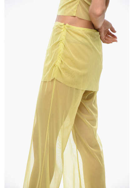 Pantaloni casual EXILIA Mesh Balos Pants With Waist Band Yellow Femei (BM 19349606) 2