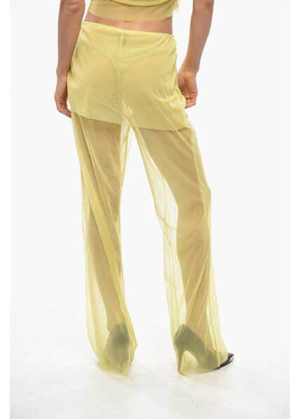Pantaloni casual EXILIA Mesh Balos Pants With Waist Band Yellow Femei (BM 19349606) 3